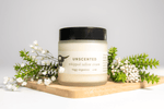 Unscented whipped tallow cream in glass jar - Tagg Organics