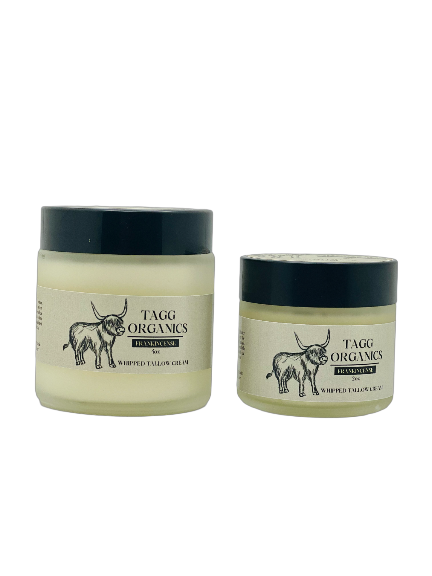 Organic Whipped Tallow Cream -Rose Blend 2 oz