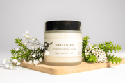  Unscented whipped tallow cream in glass jar - Tagg Organics
