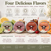 Organic Grass-Fed Tallow Lip Balm Tin - 4 Pack