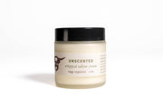 Unscented whipped tallow cream in glass jar - Tagg Organics