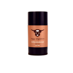 Deodorant stick with 'tagg organics' branding on a white background